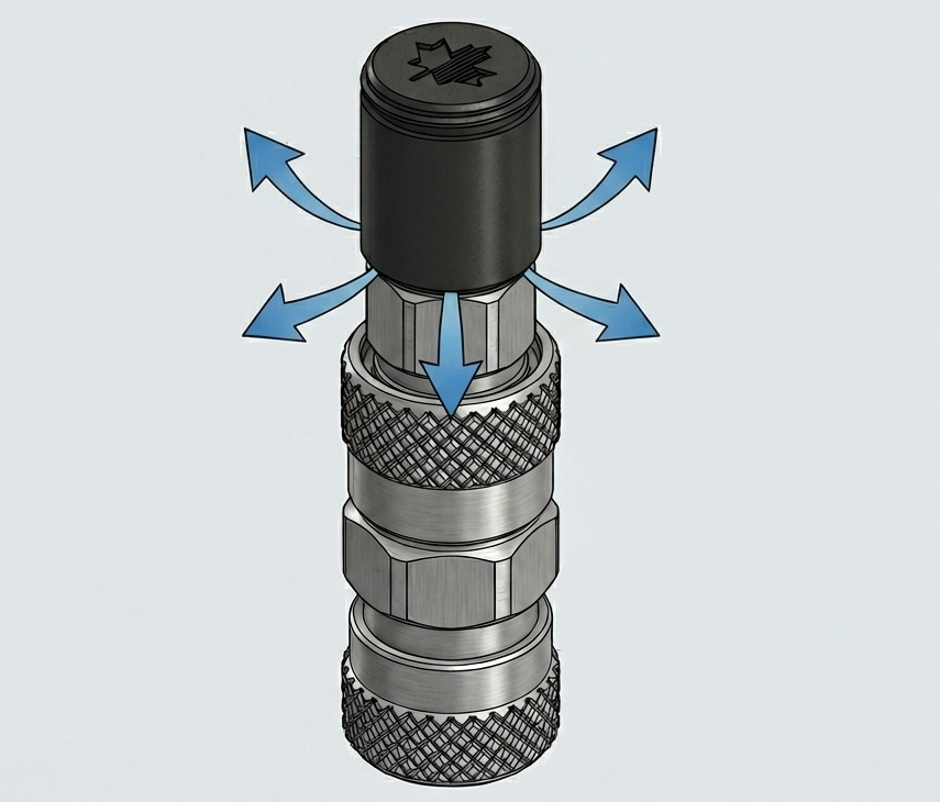 Foster quick connect male fitting dust cap